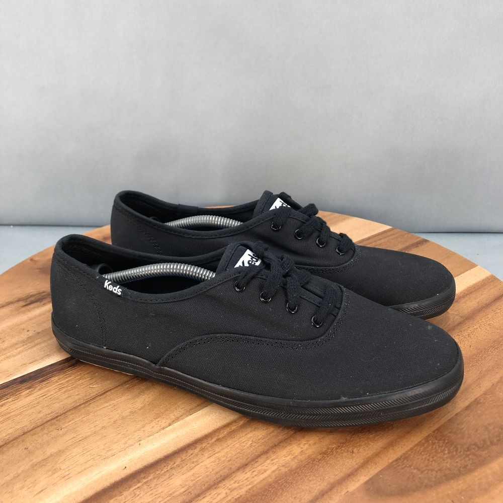 Keds Black Sneakers Minimalist Canvas Low-Top